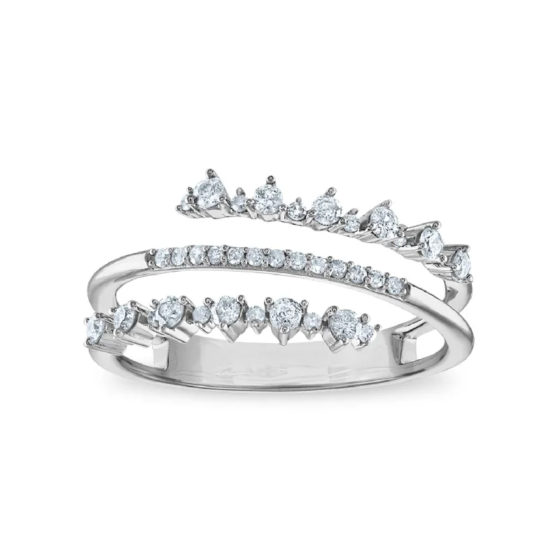 Handcrafted Jewelry Sale – Unique Designs At Low Prices 1/3 CTW Diamond Fashion Ring in 10KT White Gold Handcrafted Jewelry Sale – Unique Designs At Low Prices 1/3 CTW Diamond Fashion Ring in 10KT White Gold
