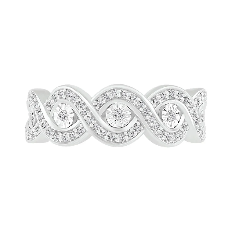 Discounted Jewelry For A Glamorous Look 1/4 CTW Diamond Fashion Ring in Sterling Silver Discounted Jewelry For A Glamorous Look 1/4 CTW Diamond Fashion Ring in Sterling Silver