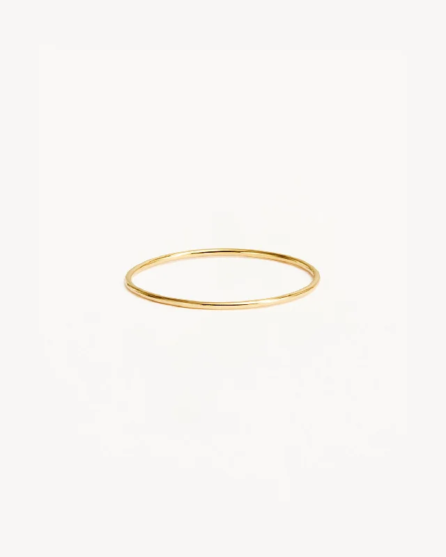 Dainty Floral Jewelry For Feminine Elegance 14k Solid Gold Sweet Purity Ring