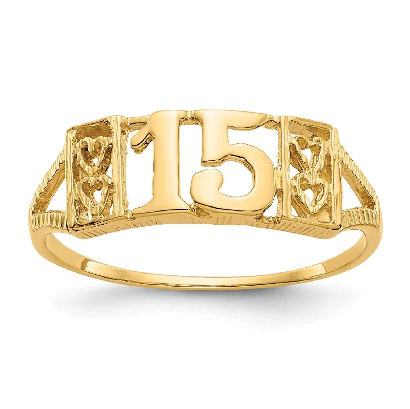 Flash Deals On Fine Jewelry – Shop Before It's Gone 14KT Yellow Gold Quinceanera Ring; Size 7 Flash Deals On Fine Jewelry – Shop Before It's Gone 14KT Yellow Gold Quinceanera Ring; Size 7