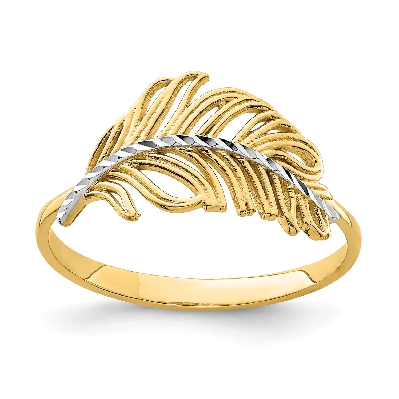Affordable Elegance – Special Jewelry Sale Now Live 14KT Gold Feather Ring
