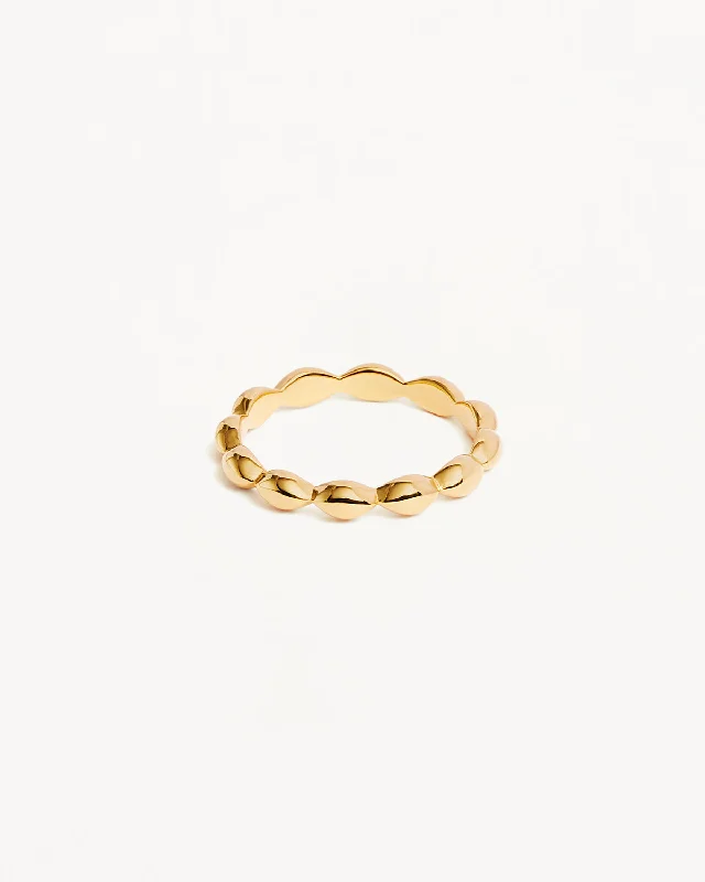 Big Discounts On Elegant Jewelry Collections 18k Gold Vermeil Protected Path Ring