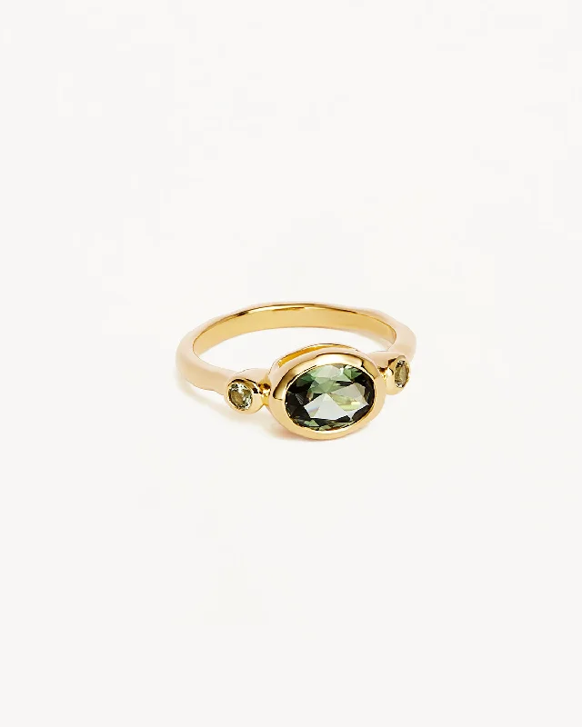 The Perfect Jewelry Piece At The Perfect Discount 18k Gold Vermeil Radiant Soul Ring - Forest The Perfect Jewelry Piece At The Perfect Discount 18k Gold Vermeil Radiant Soul Ring - Forest