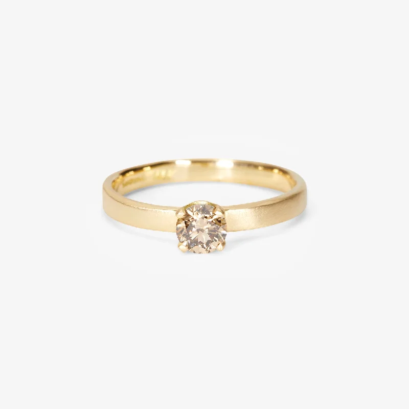 Elegant Necklaces And Bracelets At Limited-Time Offers R10305BR | 4.5mm Classic Brown Diamond Solitaire Ring Elegant Necklaces And Bracelets At Limited-Time Offers R10305BR | 4.5mm Classic Brown Diamond Solitaire Ring