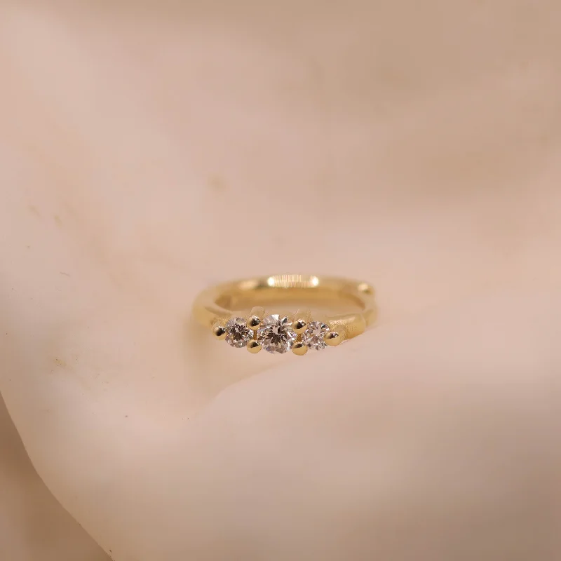Exclusive Jewelry Sale Event – Shop Now Audrey Medium Hoop White Diamonds