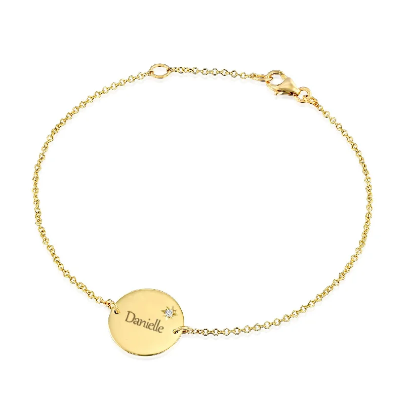 Limited-Stock Jewelry Sale – Once It's Gone, It's Gone Chiara Gold Bracelet Star Setting & Engraving Limited-Stock Jewelry Sale – Once It's Gone, It's Gone Chiara Gold Bracelet Star Setting & Engraving