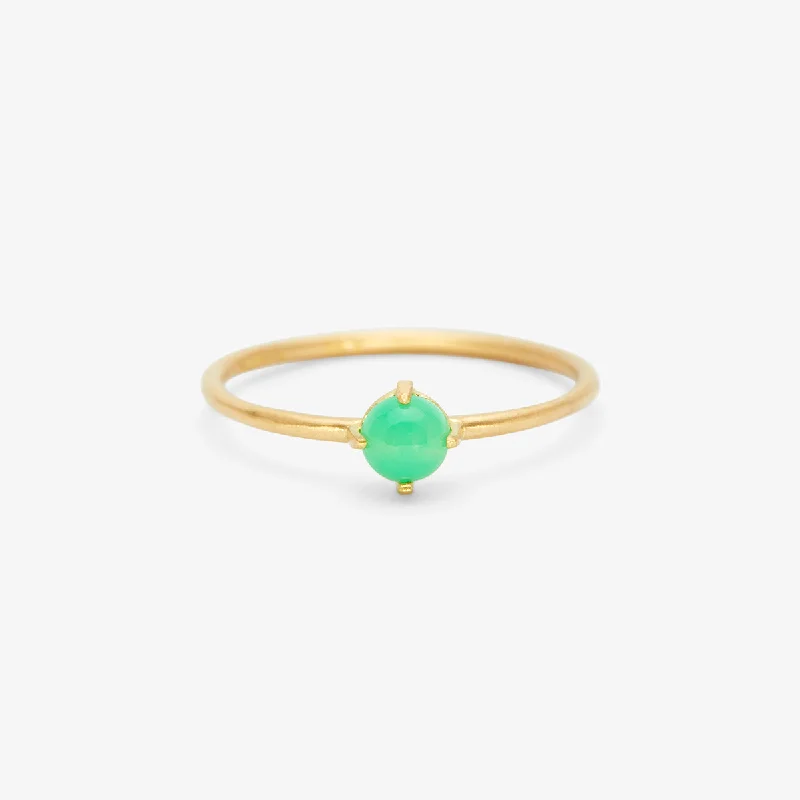 Glamorous Jewelry, Glamorous Deals – Shop Now R11601CH | Chrysoprase Wisp Ring