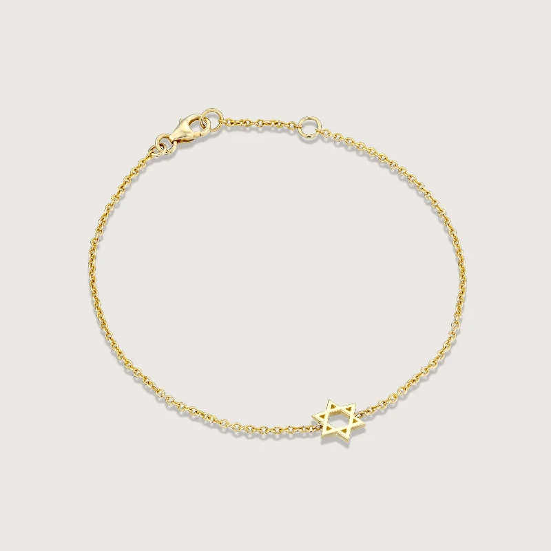Must-Have Jewelry Pieces At Reduced Prices Classic Star Of David Gold Bracelet