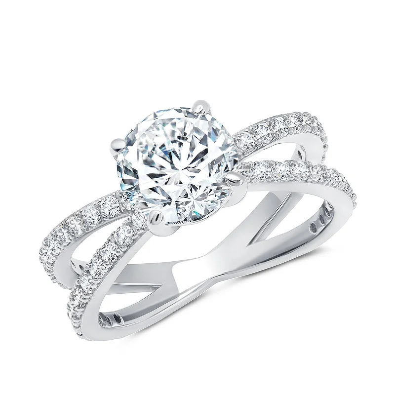 Shop Dazzling Jewelry With Special Promotional Discounts Crislu Platinum Plated Sterling Silver Cubic Zirconia Ring Shop Dazzling Jewelry With Special Promotional Discounts Crislu Platinum Plated Sterling Silver Cubic Zirconia Ring