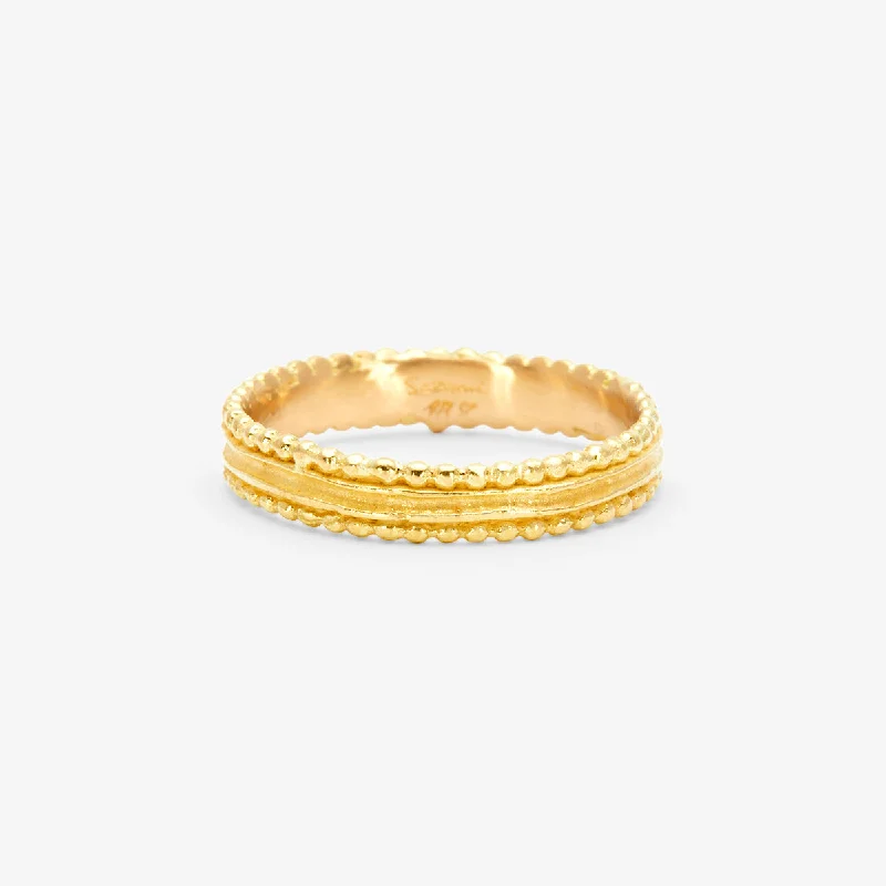 Shop Handcrafted Jewelry At Special Promotional Rates R22001 | Double Beaded Band