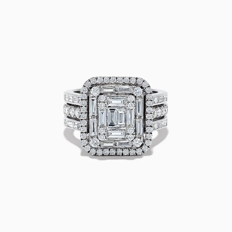 Huge Markdowns On Premium Jewelry Styles 14K White Gold Diamond Ring