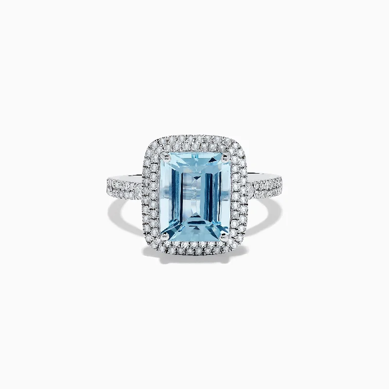 The Biggest Jewelry Sale Of The Year Is Here Aquarius 14K White Gold Aquamarine and Diamond Ring The Biggest Jewelry Sale Of The Year Is Here Aquarius 14K White Gold Aquamarine and Diamond Ring