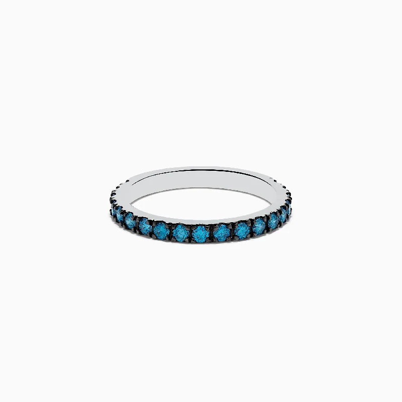 Last Chance To Shop High-End Jewelry At Markdown Prices Bella Bleu 14K White Gold Blue Diamond Ring Last Chance To Shop High-End Jewelry At Markdown Prices Bella Bleu 14K White Gold Blue Diamond Ring