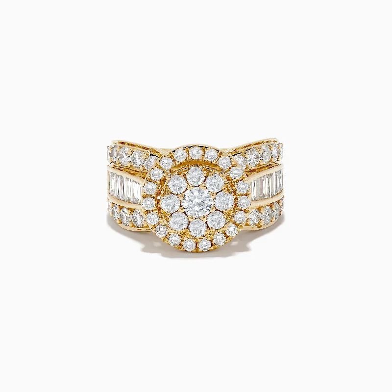 Flash Sale On Exquisite Jewelry – Don't Miss Out Bouquet 14K Yellow Gold Diamond Cluster Ring 2.51 TCW Flash Sale On Exquisite Jewelry – Don't Miss Out Bouquet 14K Yellow Gold Diamond Cluster Ring 2.51 TCW