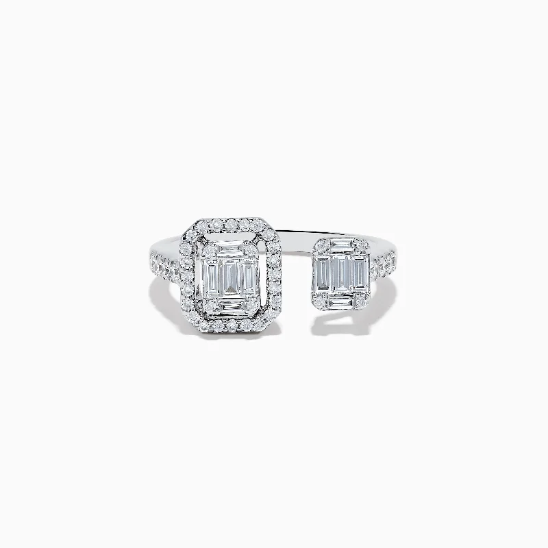 Affordable Luxury Jewelry For Every Occasion Classique 14K White Gold Diamond Ring 0.59 TCW Affordable Luxury Jewelry For Every Occasion Classique 14K White Gold Diamond Ring 0.59 TCW