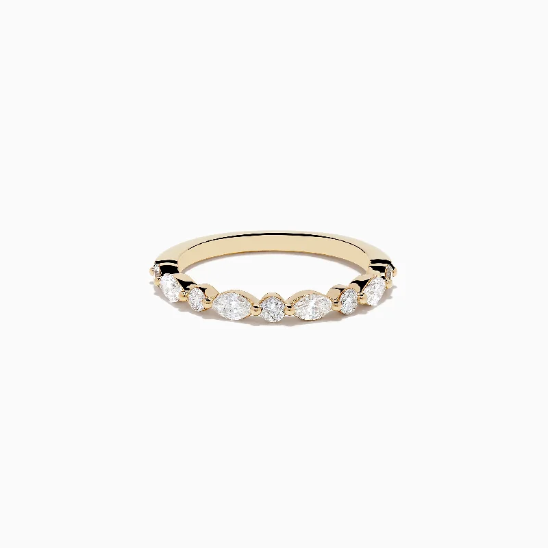 Limited-Stock Jewelry Sale – Once It's Gone, It's Gone D'oro 14K Yellow Gold Diamond Ring Limited-Stock Jewelry Sale – Once It's Gone, It's Gone D'oro 14K Yellow Gold Diamond Ring