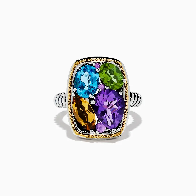 Jewelry Clearance – Final Chance To Save Big Mosaic 925 Sterling Silver & 18K Gold Multi Color Ring Jewelry Clearance – Final Chance To Save Big Mosaic 925 Sterling Silver & 18K Gold Multi Color Ring