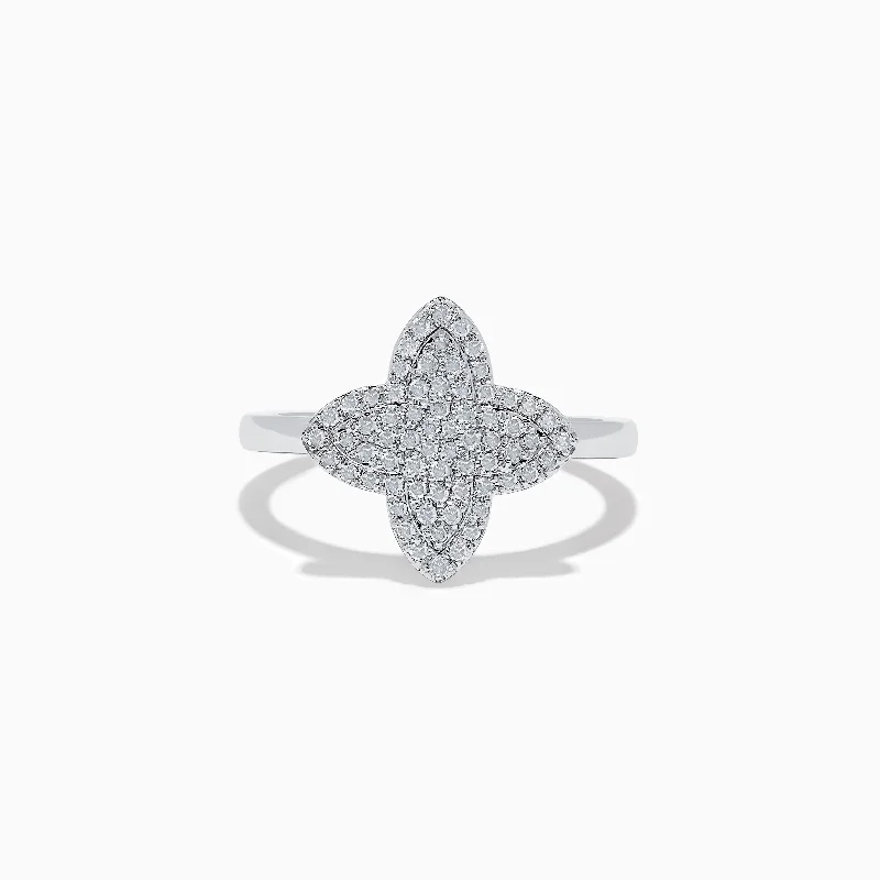 The Ultimate Jewelry Sale – Shop Premium Styles Novelty 14K White Gold Diamond Clover Ring The Ultimate Jewelry Sale – Shop Premium Styles Novelty 14K White Gold Diamond Clover Ring