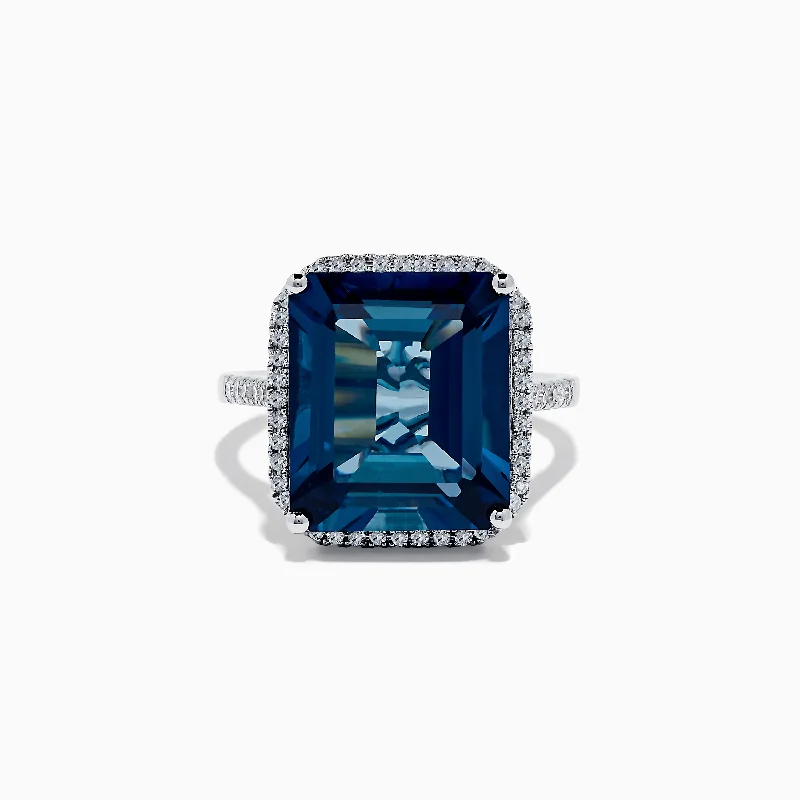 Exclusive Jewelry Sale – Sparkle For Less Ocean Bleu 14K White Gold Blue Topaz and Diamond Ring Exclusive Jewelry Sale – Sparkle For Less Ocean Bleu 14K White Gold Blue Topaz and Diamond Ring
