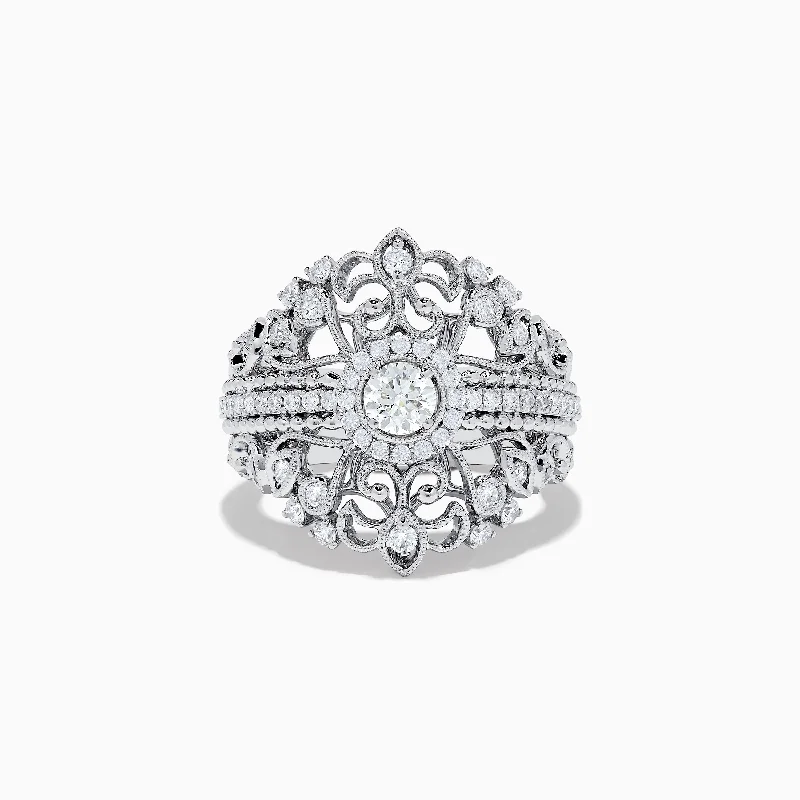 Stunning Jewelry At Even More Stunning Prices Pave Classique 14K White Gold Diamond Ring Stunning Jewelry At Even More Stunning Prices Pave Classique 14K White Gold Diamond Ring
