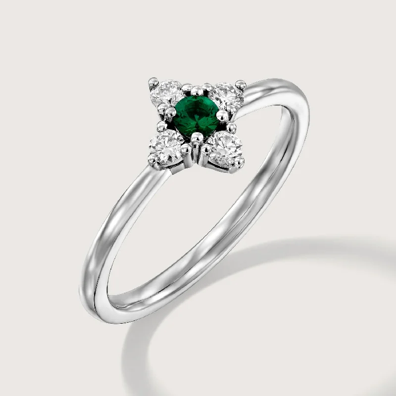 Flash Deals On Fine Jewelry – Shop Before It's Gone Eliana Gold Ring Emerald and Diamonds Flash Deals On Fine Jewelry – Shop Before It's Gone Eliana Gold Ring Emerald and Diamonds