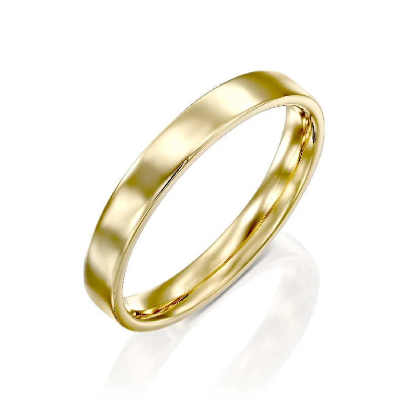 Sparkle For Less – Shop Our Limited-Time Jewelry Deals Frankie Gold Wedding Band - 3mm Sparkle For Less – Shop Our Limited-Time Jewelry Deals Frankie Gold Wedding Band - 3mm