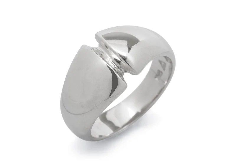Special Offers On Handcrafted And Designer Jewelry JW6 Dome Ring, Sterling Silver