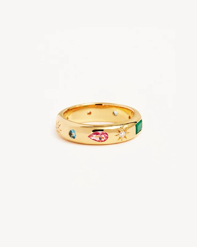 Limited Stock On Premium Jewelry At Low Prices 18k Gold Vermeil Connect to the Universe Ring Limited Stock On Premium Jewelry At Low Prices 18k Gold Vermeil Connect to the Universe Ring