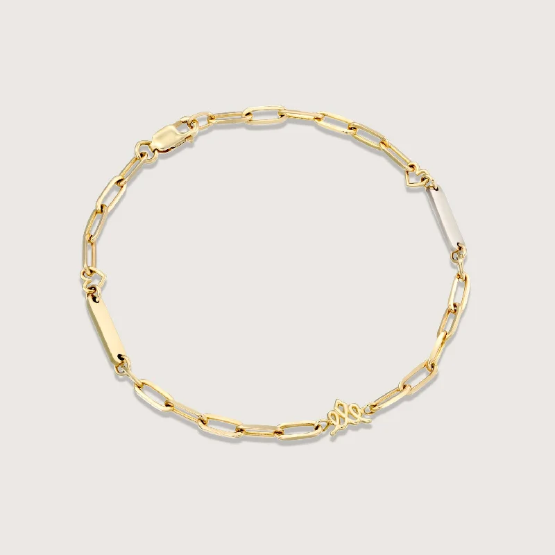 Premium Jewelry At Special Low Prices For A Limited Time Hearts and Names chain bracelet Premium Jewelry At Special Low Prices For A Limited Time Hearts and Names chain bracelet