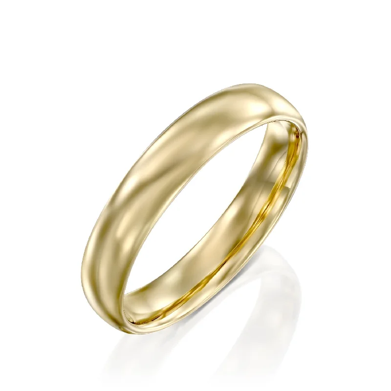 Timeless Elegance, Temporary Discounts – Act Fast Jessie Gold Wedding Band - 4mm