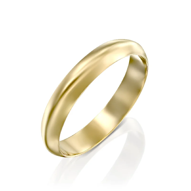 Shop Modern Jewelry Collections With Exclusive Discounts Jodie Gold Wedding Band - 4mm Shop Modern Jewelry Collections With Exclusive Discounts Jodie Gold Wedding Band - 4mm