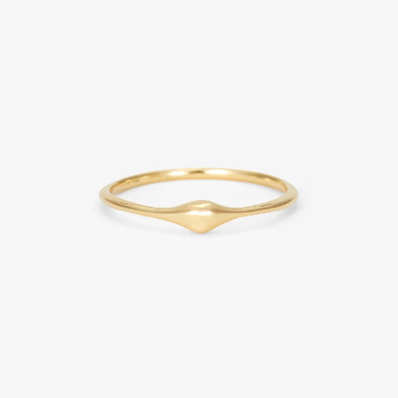 Waterproof Stainless Steel Jewelry For Lasting Beauty R10201 | Little Dew Ring