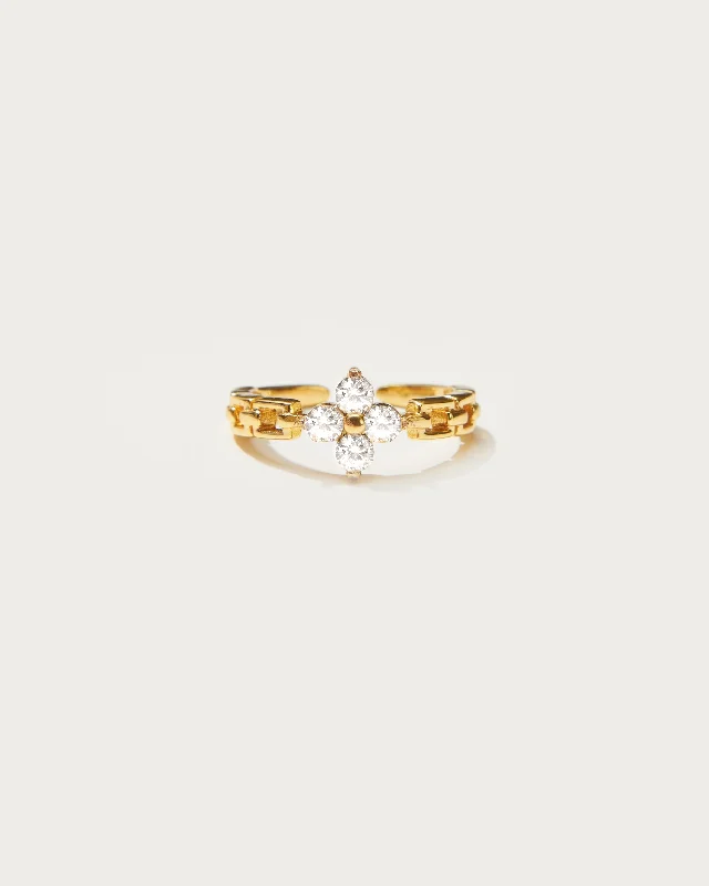 Fashion-Forward Jewelry At Exclusive Discounts Lucky Clover Ring in Gold