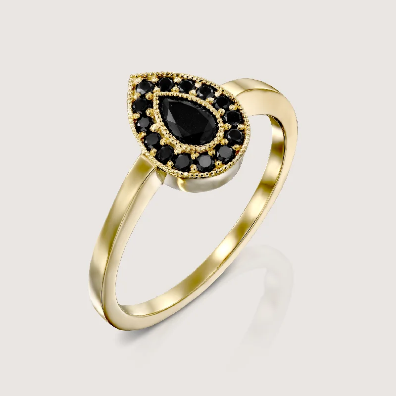 Your Dream Jewelry At Dream Prices Luna Gold Ring Black Diamonds