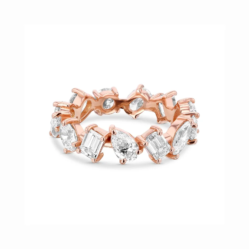 Once-A-Year Jewelry Sale – Grab Your Favorites Now Multi-Shape Eternity Band