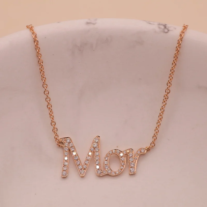 Eco-Friendly Sustainable Jewelry For Conscious Buyers Name necklace set with diamonds Eco-Friendly Sustainable Jewelry For Conscious Buyers Name necklace set with diamonds