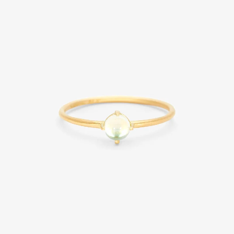 Trendy Minimalist Jewelry For Everyday Wear R11601RM | Rainbow Moonstone Wisp Ring
