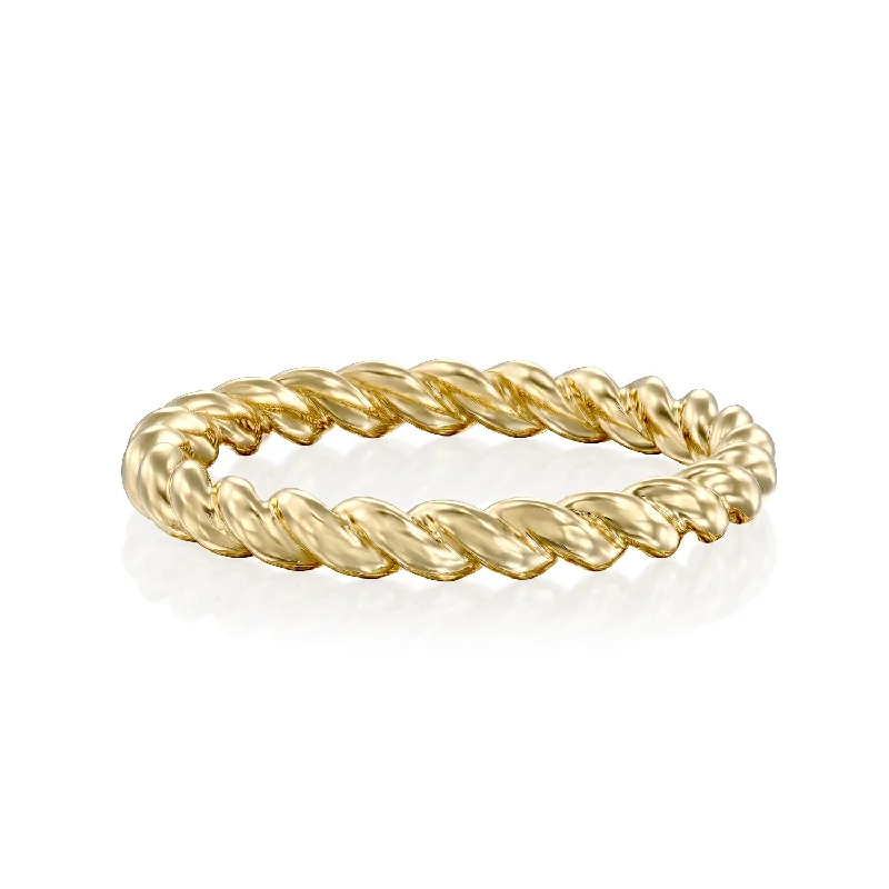 Sparkle More For Less – Jewelry Sale Happening Now Rope Gold Ring