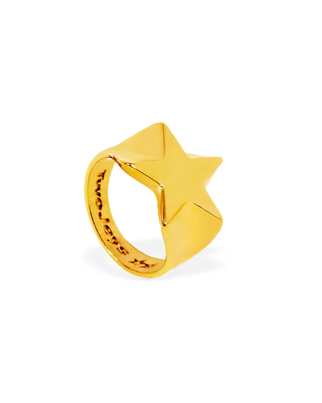Luxury Handcrafted Jewelry For Elegant Looks Shooting Star Ring