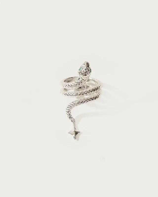 Don't Miss Our Biggest Jewelry Sale Of The Season Snake Ring in Silver