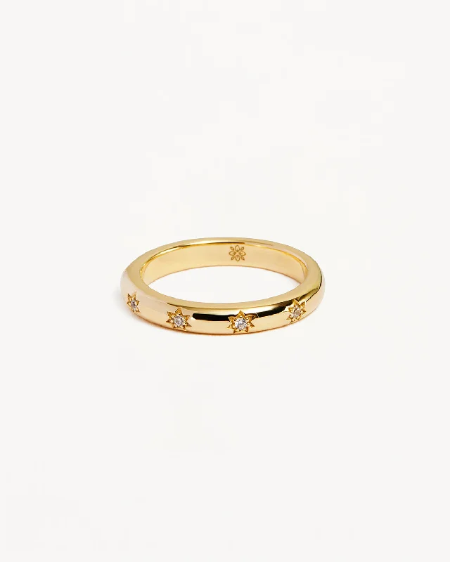 Trending Jewelry Styles Now At Limited-Time Discounts 9k Solid Gold Stargazer Lab-Grown Diamond Ring