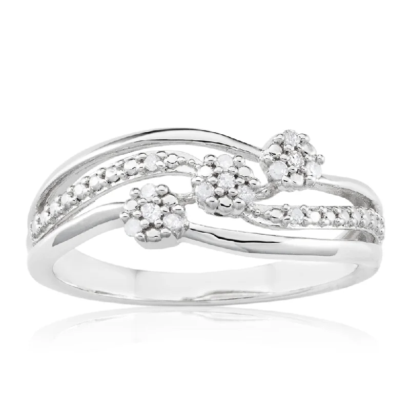 Everyday Jewelry Essentials Now On Sale Sterling Silver 14 Diamond Ring