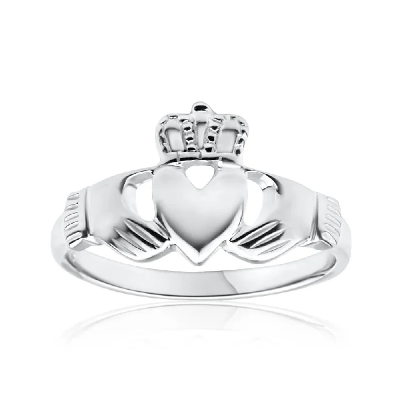 Flash Sale On Exquisite Jewelry – Don't Miss Out Sterling Silver Claddagh Ring