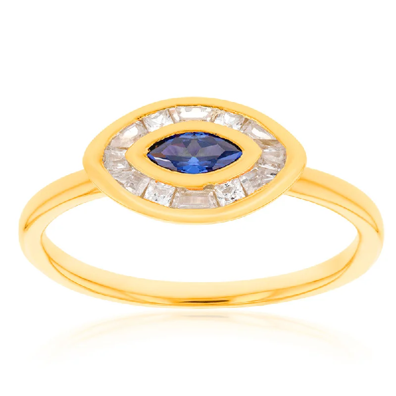 Personalized Jewelry Sale – Meaningful Gifts At Great Prices Sterling Silver Gold Plated Cubic Zirconia Evil Eye Ring Personalized Jewelry Sale – Meaningful Gifts At Great Prices Sterling Silver Gold Plated Cubic Zirconia Evil Eye Ring