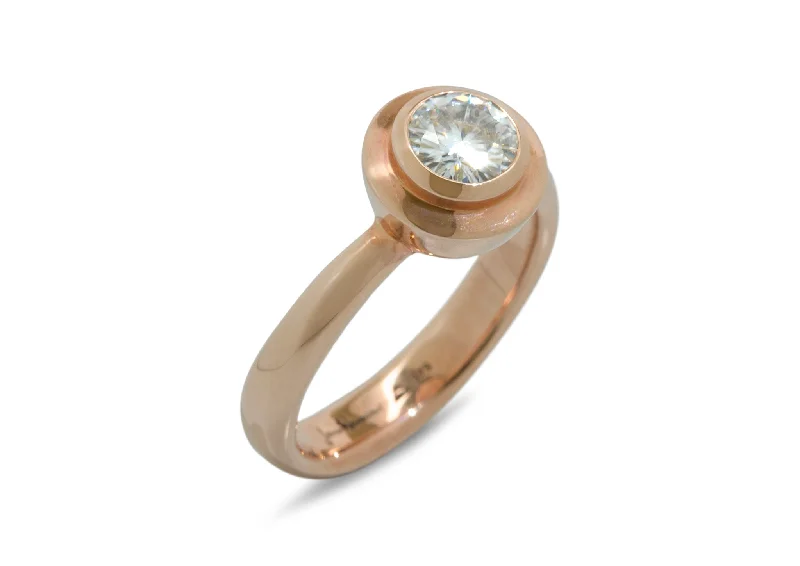 Affordable Luxury Jewelry For Every Occasion JW656 Gemstone Ring, Red Gold