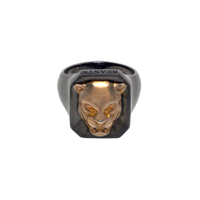 Get Your Favorite Jewelry At The Best Price Black Rhodium Plated Beasts of London Ring Get Your Favorite Jewelry At The Best Price Black Rhodium Plated Beasts of London Ring