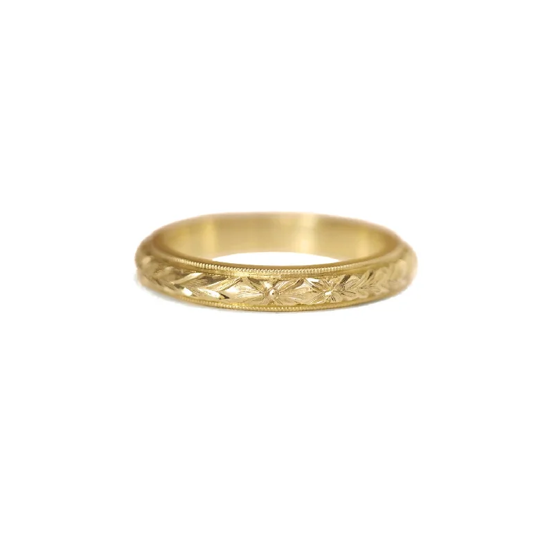 Elegant Necklaces And Bracelets At Limited-Time Offers 3mm Deco Motif Engraved Wedding Band Elegant Necklaces And Bracelets At Limited-Time Offers 3mm Deco Motif Engraved Wedding Band