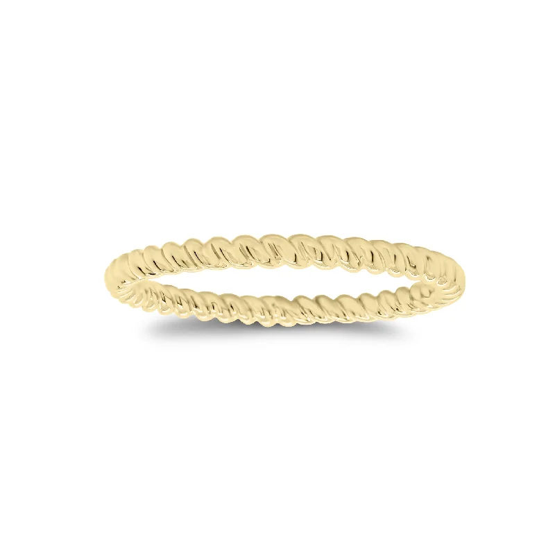 Timeless Jewelry Styles At Wallet-Friendly Prices Gold Cable Stacking Ring