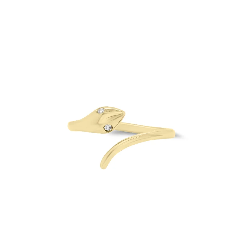 Versatile Layering Jewelry For Effortless Chic Diamond Snake Ring