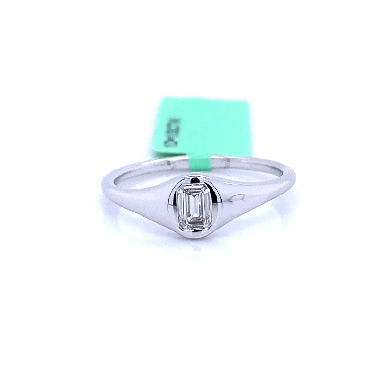 Personalized Jewelry Sale – Meaningful Gifts At Great Prices Bremer Jewelry Lab Grown Emerald Diamond Signet Fashion Ring in 14K White Gold (0.33ctw) Personalized Jewelry Sale – Meaningful Gifts At Great Prices Bremer Jewelry Lab Grown Emerald Diamond Signet Fashion Ring in 14K White Gold (0.33ctw)